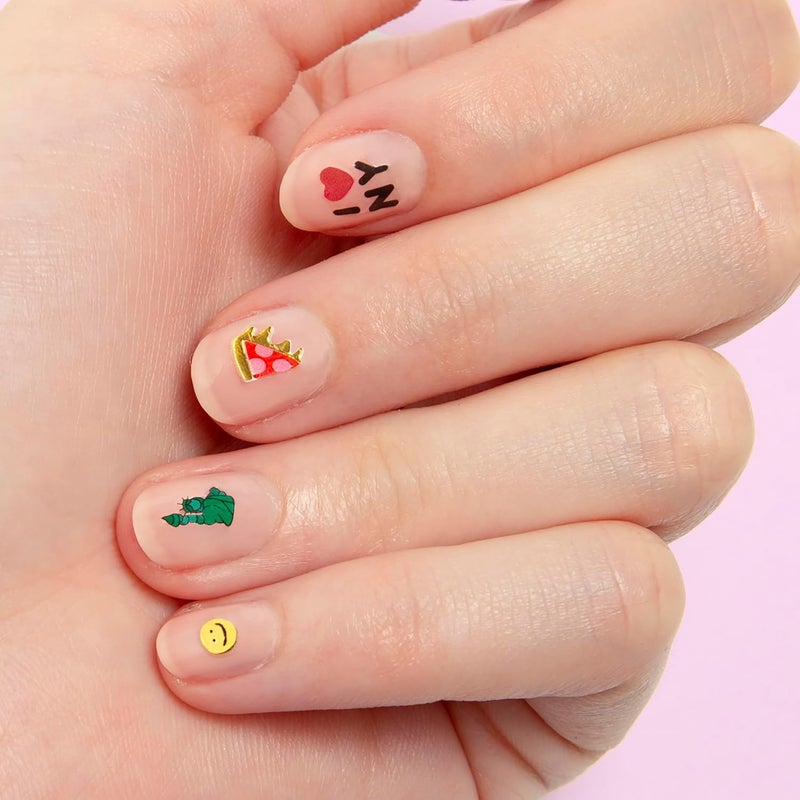 omY New York Nail Art Stickers - 120 Stickers, Waterproof, Durable, Fun, Creative Designs | Strong Enough to Last Through Hand Washing - Easy to Apply, Safe, Non-Toxic | Age 6 and Up - Image 3